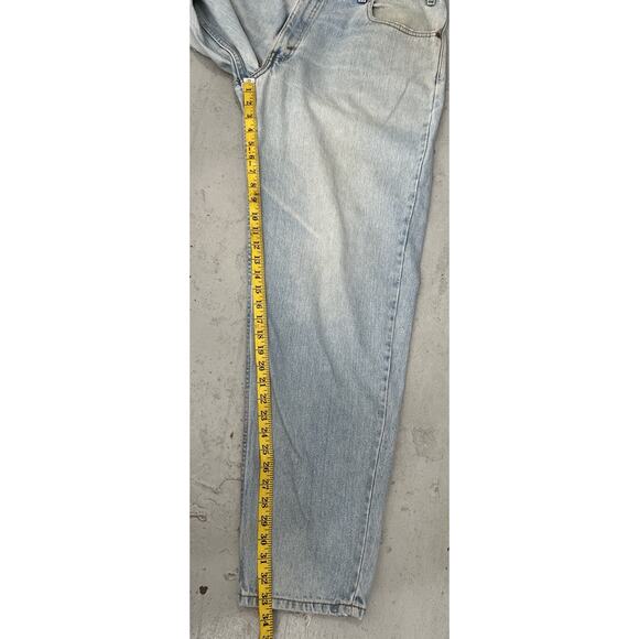 Vintage Levis 560 Jeans Blue Loose Fit Tapered Leg Made 90s Tag Size 38x34 - Picture 5 of 9